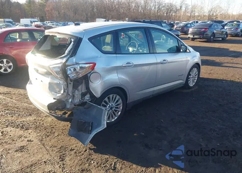 2018 Ford C-Max Hybrid Se из США, поврежденный, VIN 1FADP5AUXJL102830